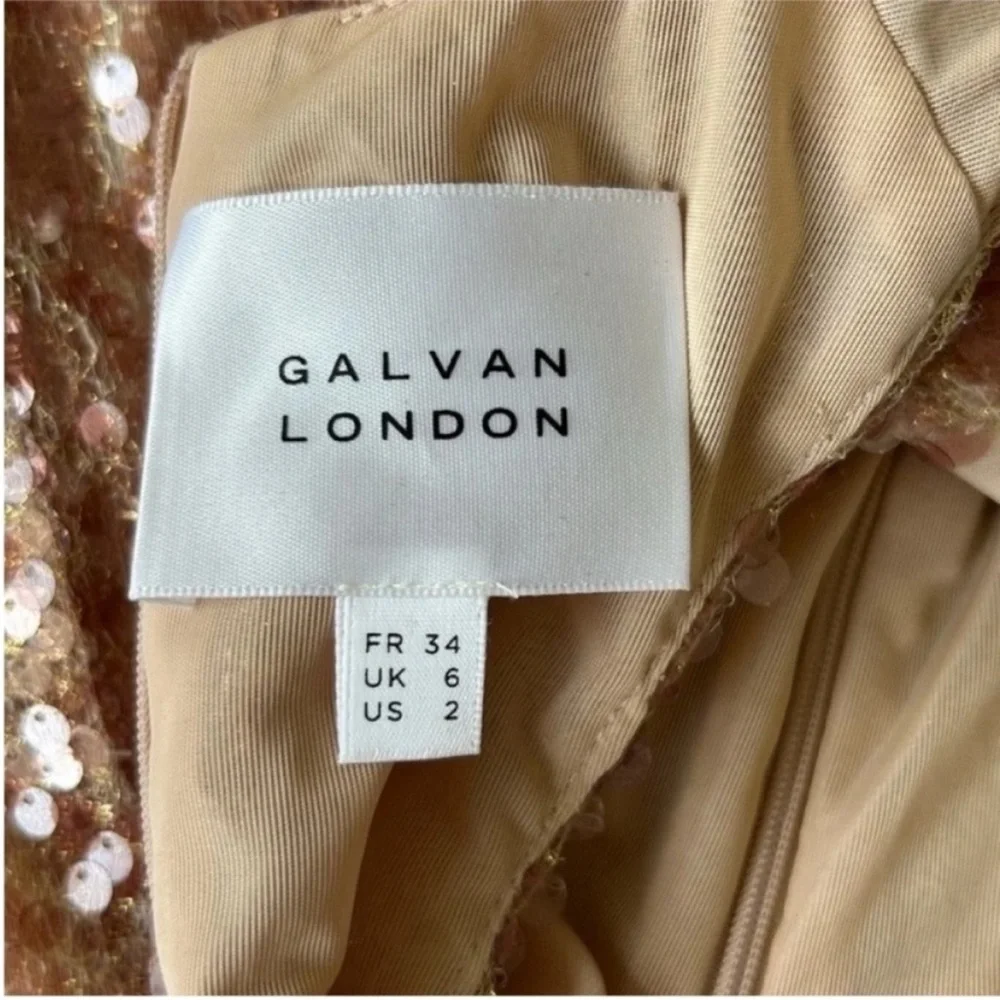 Galvan London Sequin Racerback Column Gown - Picture 8 of 12